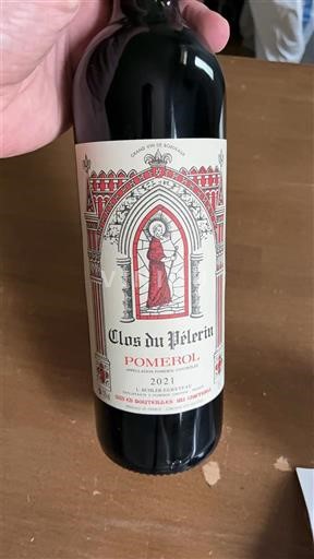 Bordeaux Pomerol Clos du Pèlerin 2021