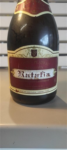 Champagne Ratafia champenois Vignobles Platiau Không niên vụ