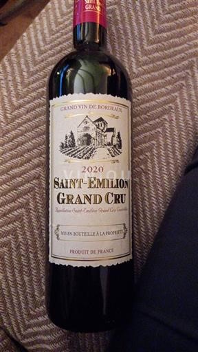Bordeaux Saint-Émilion Grand Cru Union producteurs Saint Emilion 2020