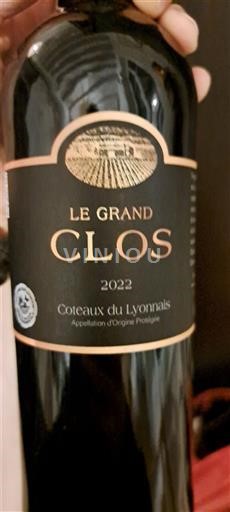 Lyonnais Coteaux du Lyonnais Le Grand Clos 2022