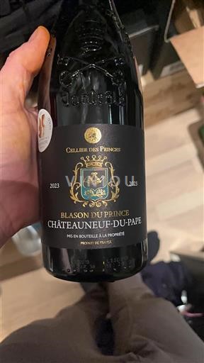 Lugina e Ronës Châteauneuf-du-Pape Cellier des Princes Blason du Prince 2023
