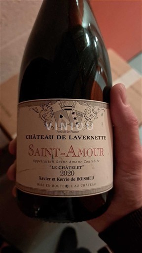 Beaujolais Thánh Tình Yêu Château Lavernette Le Chatelet 2020