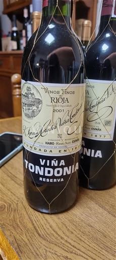 La Rioja Rioja R. López de Heredia Viña Tondonia Viña Tondonia Reserva 2001