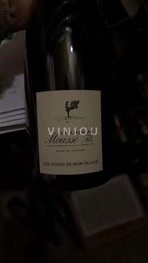 Vin Effervescent Blanc brut Les Vignes de Mon Village Moussé Fils Non millésimé Frankrike Champagne AOC