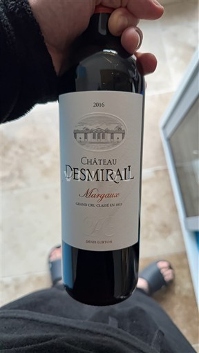 Burdeos Margaux Grand Cru Château Desmirail 2016
