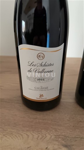 Roussillon Collioure Les Schistes de Vallonne 2022
