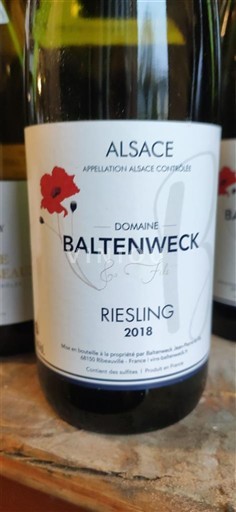 Alsace Domaine Baltenweck 2018