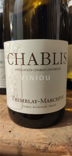 Burgundy Chablis Tremblay-Marchive 2019