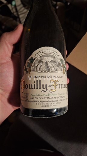 Borgoña Pouilly-fuissé Domaine Pouilly Prestige 2018