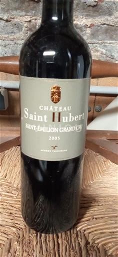 Burdeos Saint-Émilion Gran Cru Grand Cru Château Saint Hubert 2005