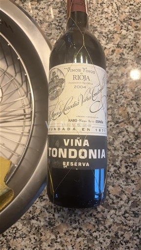 La Rioja Rioja R. López de Heredia Viña Tondonia Viña Tondonia Reserva 2004