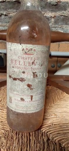 Bordeaux Sauternes Château Bellevue Contigu-Souem 1972