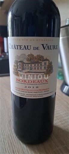 Bordeaux Château Vaure 2018