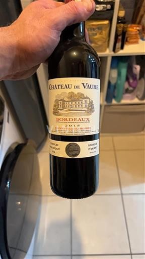 Bordeaux Château Vaure 2018