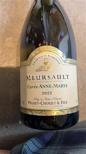 Burgundy Meursault Piguet-Chouet & Fils Anne-Marye 2022