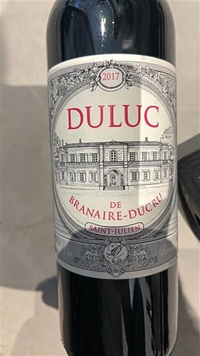 Bordeaux Saint-Julien Château Branaire-Ducru Duluc 2017