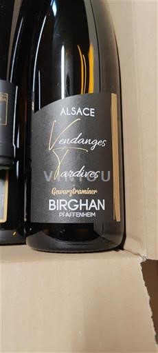 Alsace Vendanges Tardives Birghan Pfaffenheim Vendanges Tardives Gewurztraminer 2020