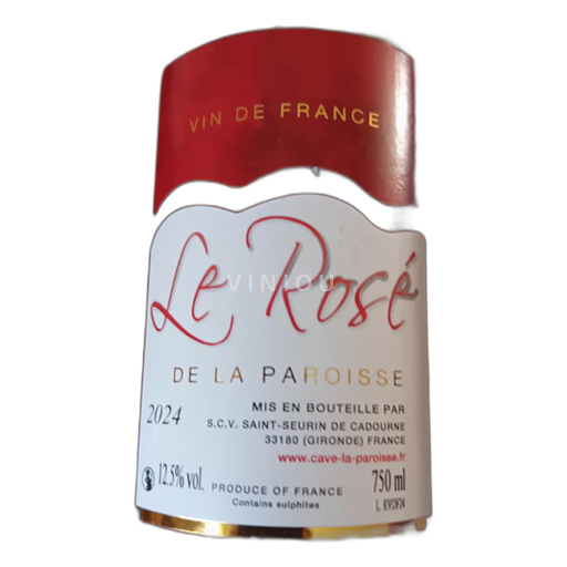 Bordeaux La paroisse Le rosé 2024