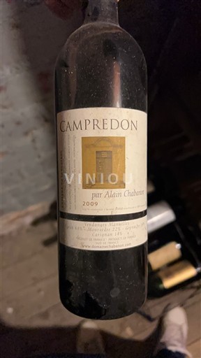 Languedoc Không được chỉ định Domaine Alain Chabanon Campredon 2009
