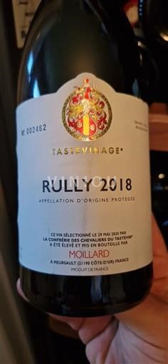Bourgogne Rully Moillard Tastevinage 2018