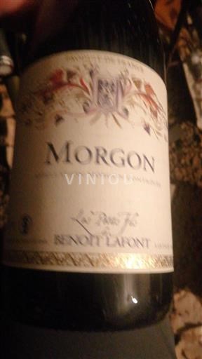 Beaujolais Morgon Benoit Lafont Les Pins Fins 2021
