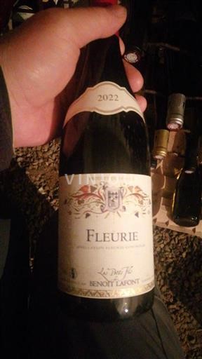 Beaujolais Fleurie Benoit Lafont La Dot 2022