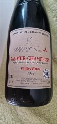Loire-dalen Saumur-Champigny Domaine Des Champs Fleuris Vielles Vignes 2022