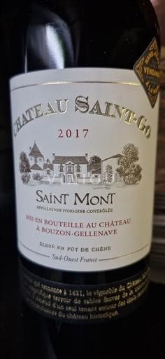 Sud-Vest Saint-Mont Château Saint-Go 2017