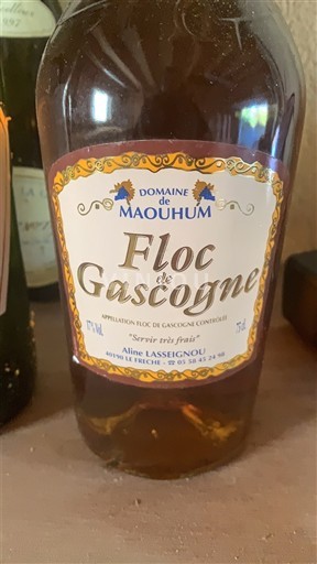 Zuidwest-Frankrijk Floc de Gascogne Domaine Maouhum Niet-geïntegreerd