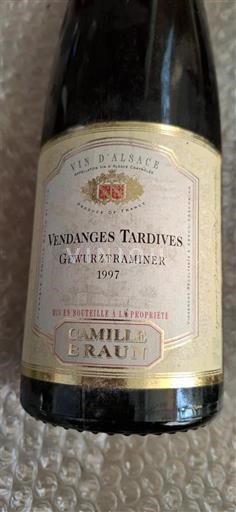 Elsass Vendanges Tardives Camille Braun Vendanges Tardives Gewurztraminer 1997