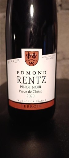 Alsace Edmond Rentz Pièce de Chêne 2020