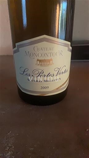 Thung lũng sông Loire Vouvray Château Moncontour Les Portes Vertes 2009