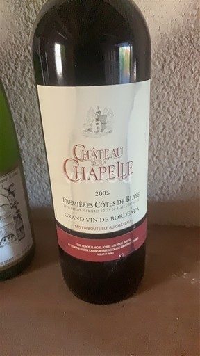 Bordeaux Non specificato Château La Chapelle 2005