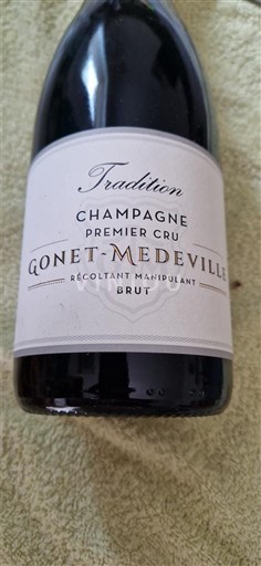 Champagne Sâm-panh Premier Cru Gonet-Medeville Tradition Không niên vụ