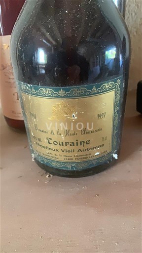 Dolina Loare Touraine Domaine La Oiselière Alamaraine Moelleux Vieil Automne 1997