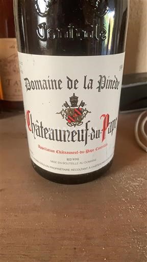 Rhônen laakso Châteauneuf-du-Pape Domaine La Pinède Réserve 1999