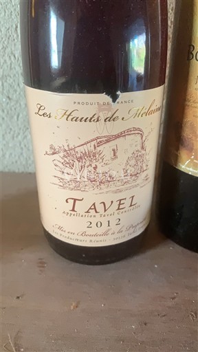 Valle del Rodano Tavel Les Hauts de Mélaine 2012