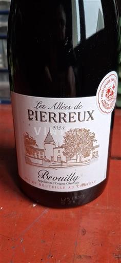Beaujolais Brouilly Les Allées de Pierreux 2023
