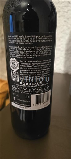 Bordeaux Mouton Cadet Senza annata