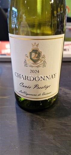 Burgundi Bourgogne Chardonnay Les Vignerons de Cuiseaux Prestige 2024