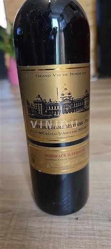 Bordeaux Bordeaux Supérieur Château Anglade de l'École Militaire - Paris 2016