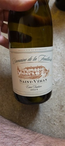 Burgundi Saint-Véran Domaine La Feuillarde Tradition 2024