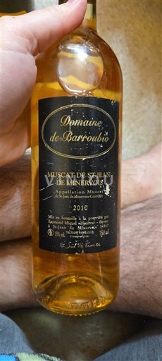 Languedoque Muscat de Saint-Jean-de-Minervois Domaine Barroubio 2010