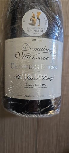Languedoc Pic-saint-loup Domaine Villeneuve Champs des Roches 2015
