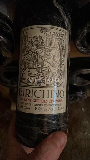 Vùng trồng nho được cấp phép California Central Coast Birichino Saint Georges Zinfandel Old Vines 2019