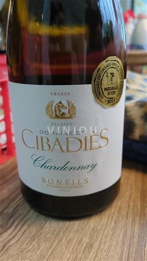Languedoc và Roussillon Côtes de Thongue Domaine Cibadiès Chardonnay Không niên vụ