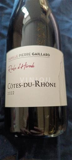 Rhône Valley Côtes-du-Rhône Famille Pierre Gaillard Route d'Hérode 2022