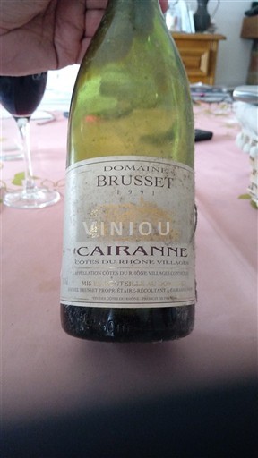 Valle del Ródano Cairanne Domaine Brusset 1991