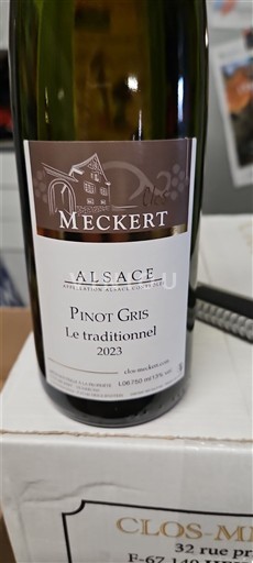 Alsacia Meckert Le traditionnel pinot gris 2023