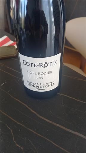 Valea Ronului Côte-rôtie Patrick & Christophe Bonnefond Côte Rozier 2022